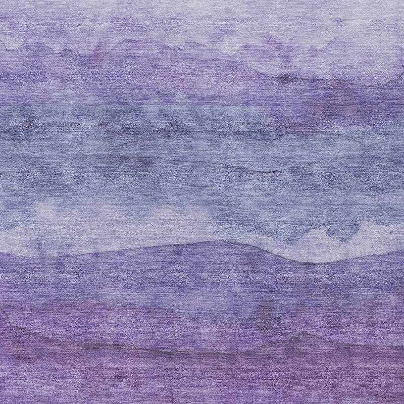 HomeRoots Abstract Modern Rectangle Outdoor Rug