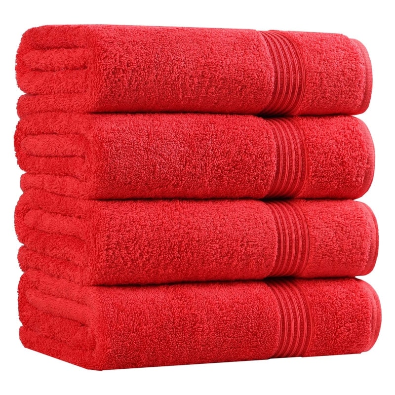 Superior Heritage Egyptian Cotton Absorbent Bath Towel Set of 4
