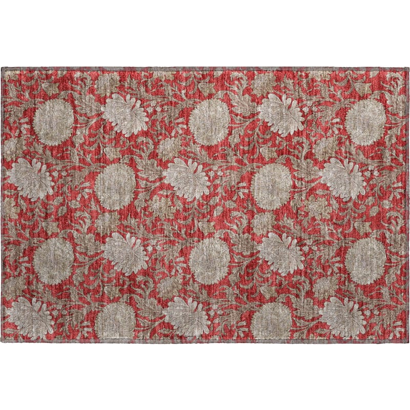 Premium Washable Super Soft Floral Mayfield Rug