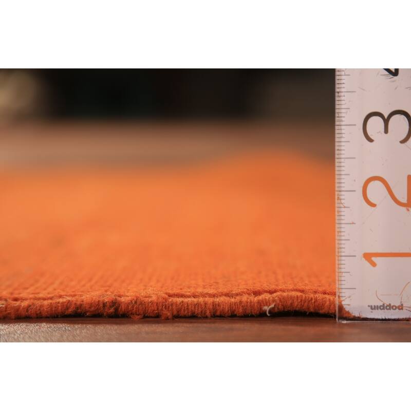 Gabbeh Oriental Rug Hand-Knotted Foyer Wool Carpet - 2'9" x 4'0"