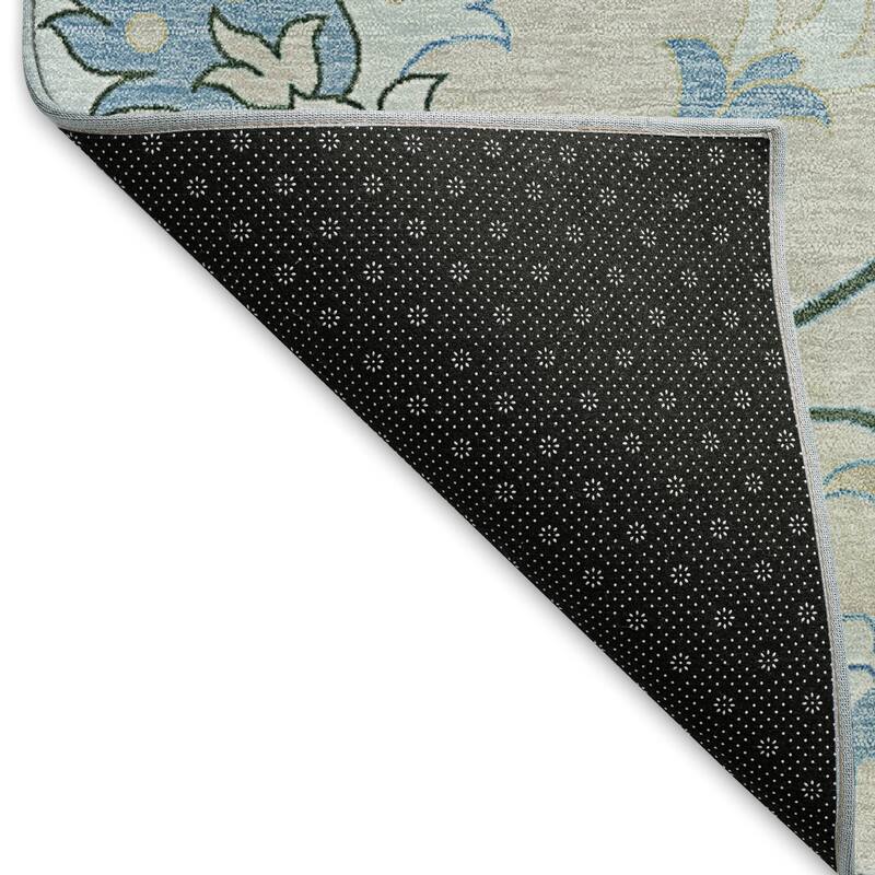 Machine Washable Indoor/ Outdoor Traditional Serena Chantille Rug