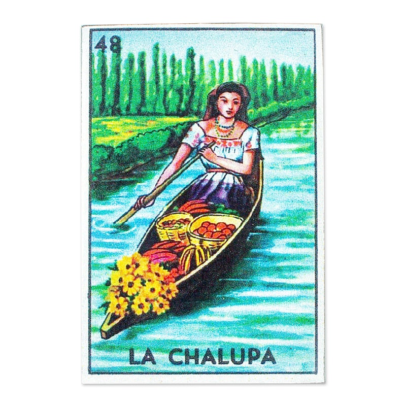 Novica Handmade Mexican Rivers Decoupage Wood Magnet