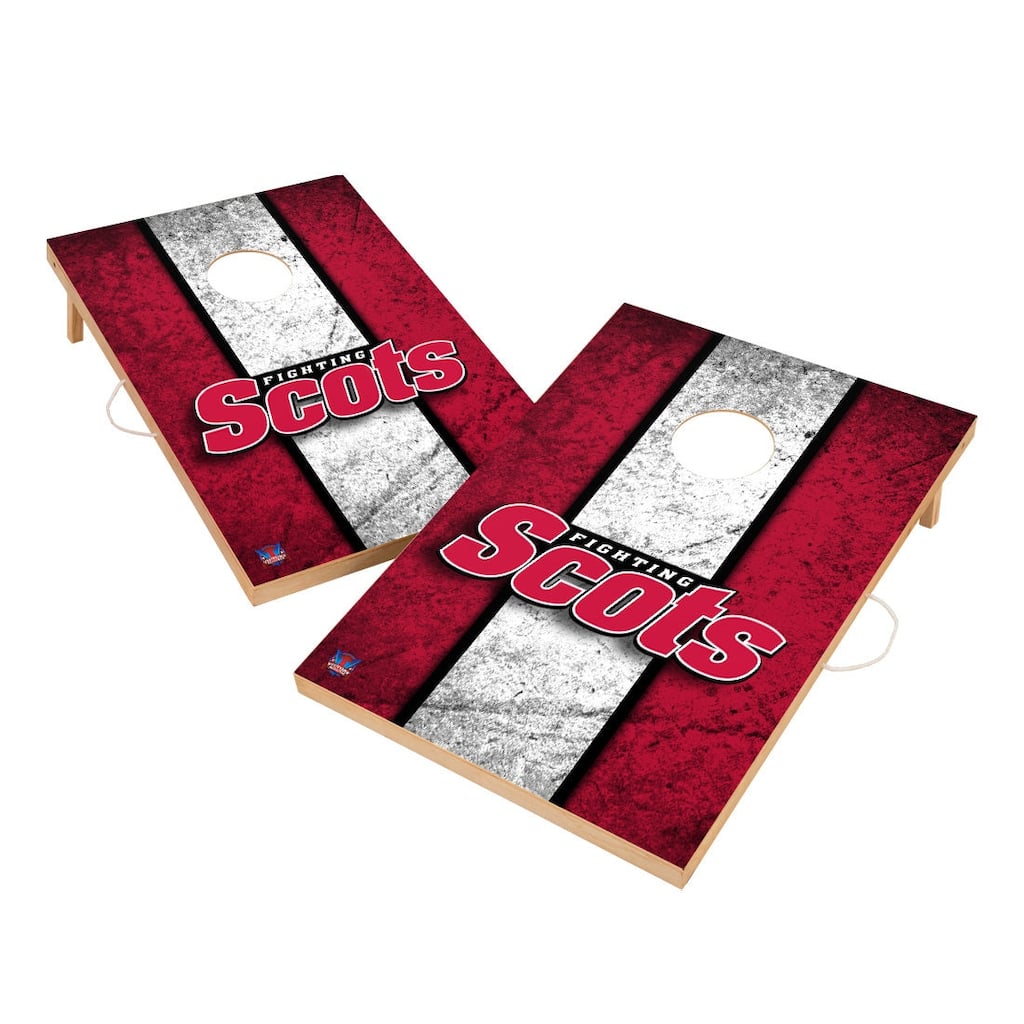 Vintage Monmouth College Fighting Scots Regulation 2x4 Cornhole Set