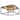 Atlas Lighting Spark Square and Starburst Metal Flush Mount - 12 inch Wide