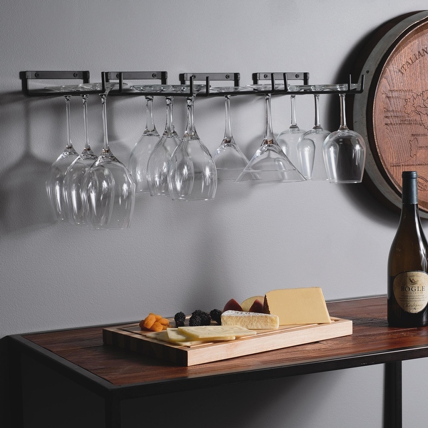 Bar wine hotsell glass rack hanging