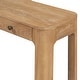 preview thumbnail 10 of 11, Curved Corners Console Table Entryway Table with 3 Drawers