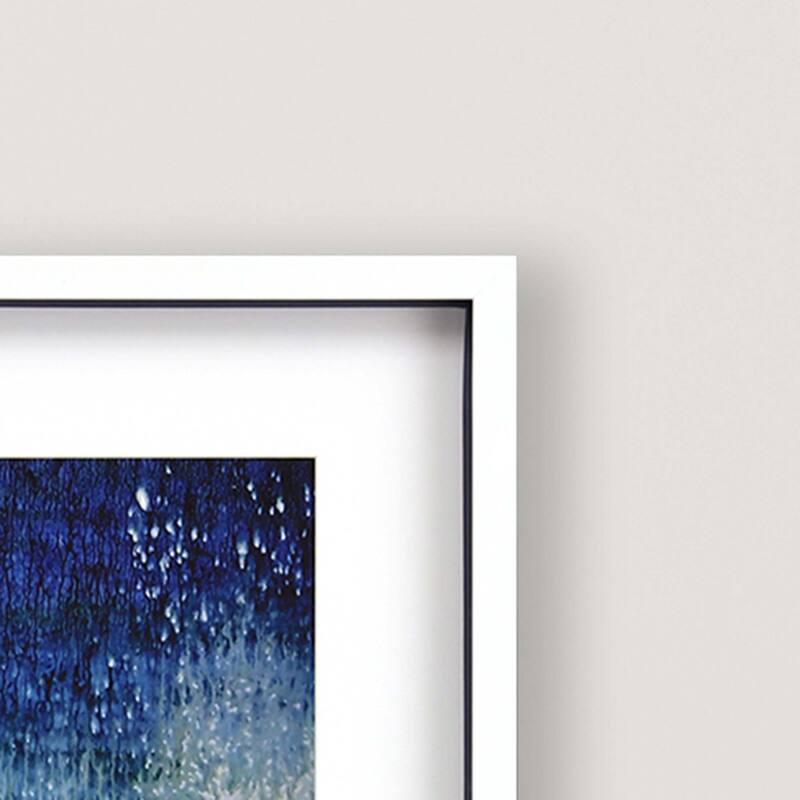 Splish Framed Art Exclusive Framed Art Giclee from the Libby Langdon Collection - Under Glass - Blue