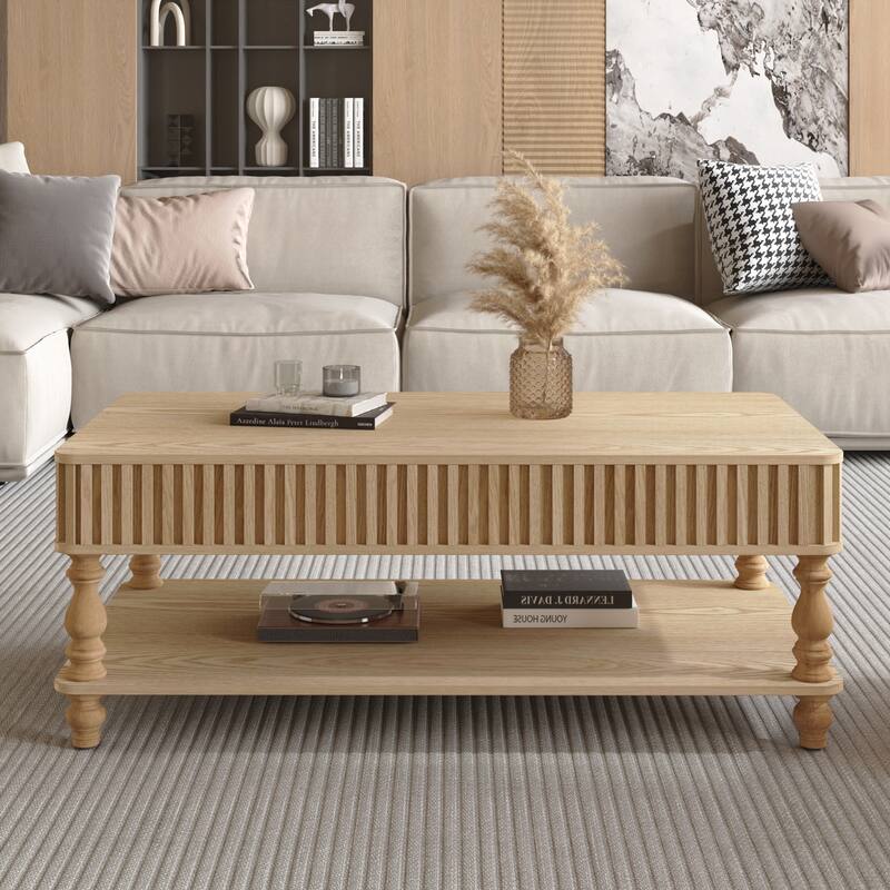 Lift Top Coffee Table - Natural