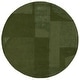 preview thumbnail 13 of 16, SAFAVIEH Hand-Tufted Fifth Avenue Cezaria Mid-Century Modern New Zealand Wool Rug 6' Round - Green - Round