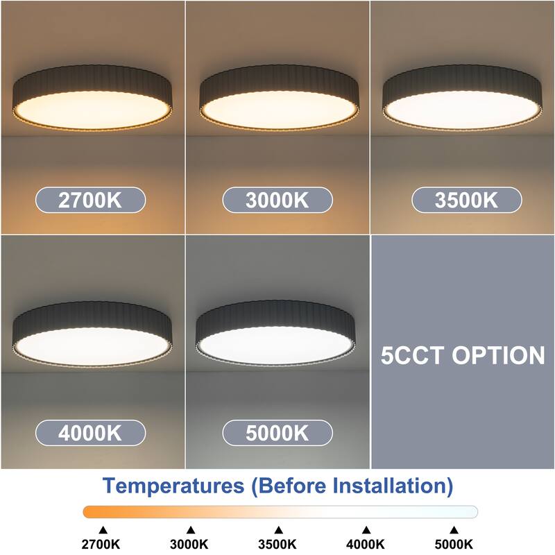 Starsky 5CCT LED Round Flush Mount