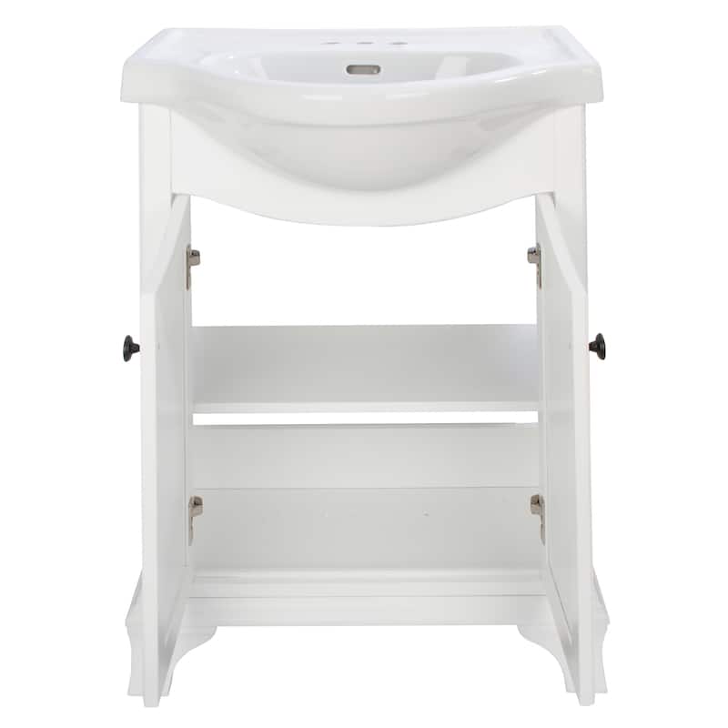 CRAFT + MAIN CNWVT2536 Corsicana 25" Free Standing Vanity Set with