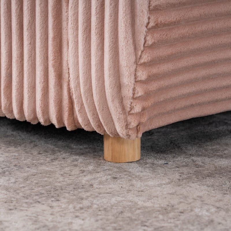 84.60" Chenille/Corduroy Upholstered Sofa
