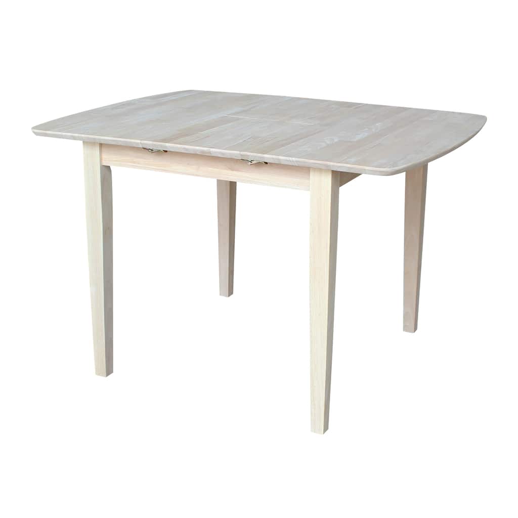 International Concepts Unfinished Shaker-style Parawood Dining Table with Butterfly Extension