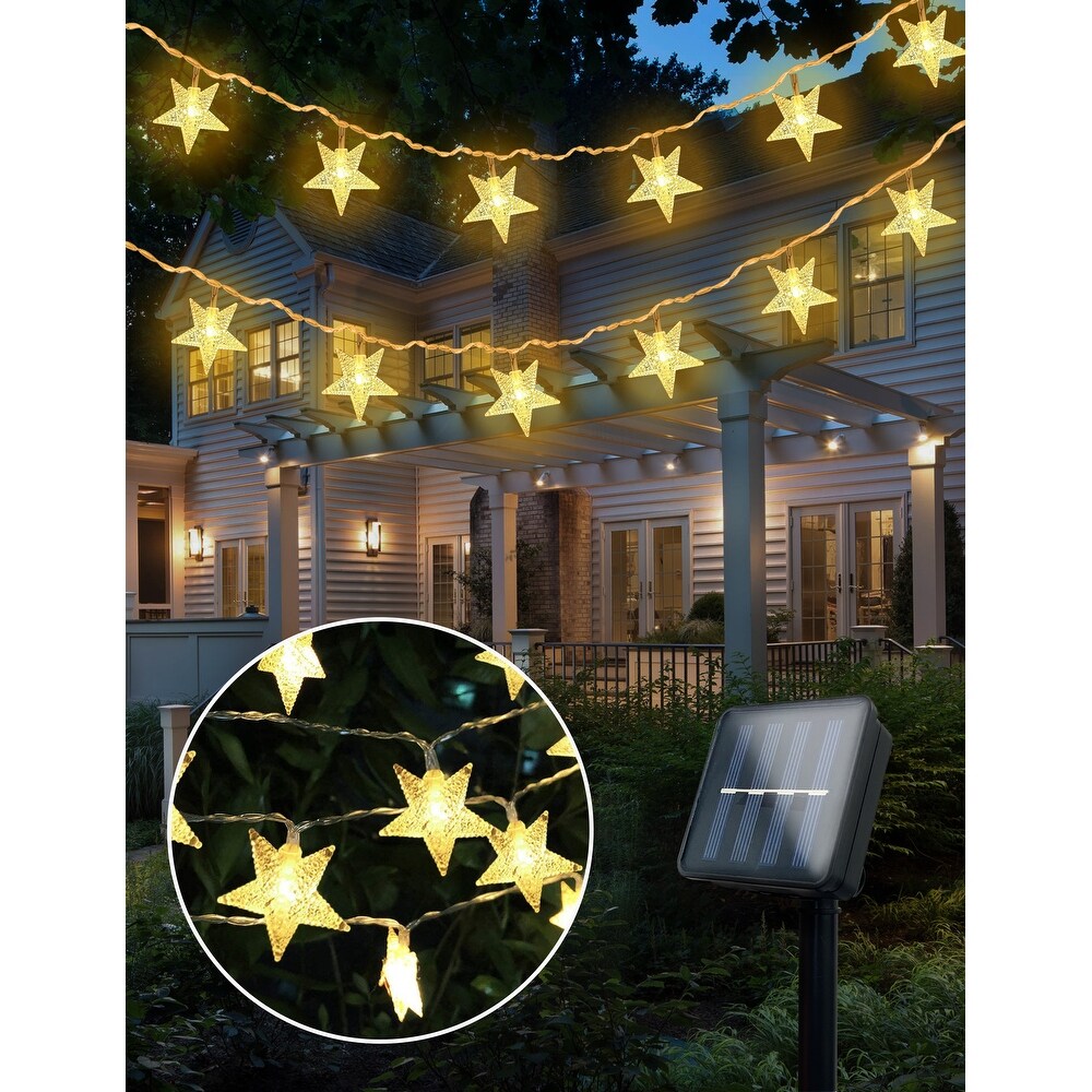 KNORRALG LED string light with 12 lights, battery operated outdoor