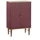 preview thumbnail 5 of 6, angelo:HOME Minka Mid-Century Scalloped Front Cabinet