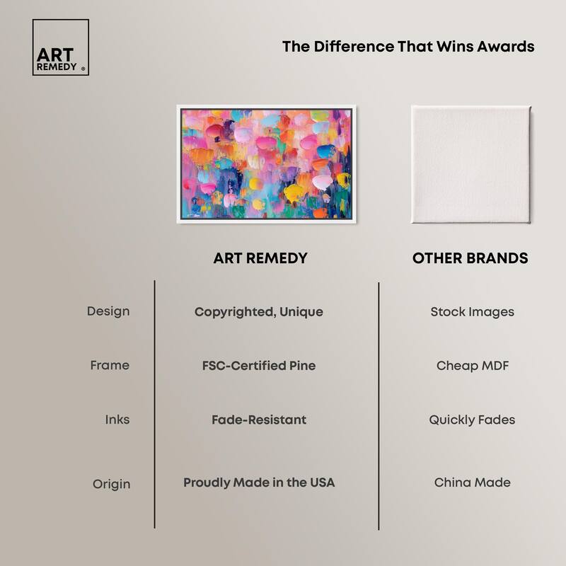 Jubilee of Colors Canvas by Art Remedy