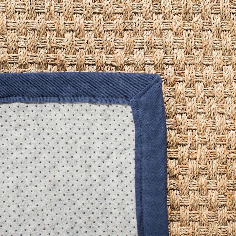 SAFAVIEH Natural Fiber Marina Basketweave Seagrass Rug