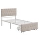 preview thumbnail 9 of 40, Storage Bed Metal Platform Bed with a Big Drawer.
