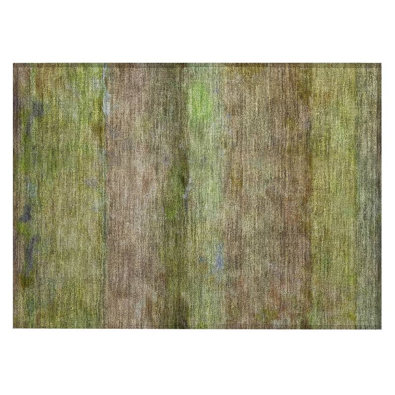 Machine Washable Indoor/ Outdoor Contemporary Ombre Chantille Rug