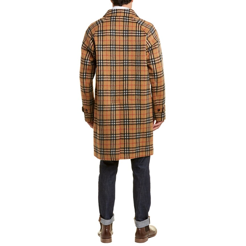 burberry check coat