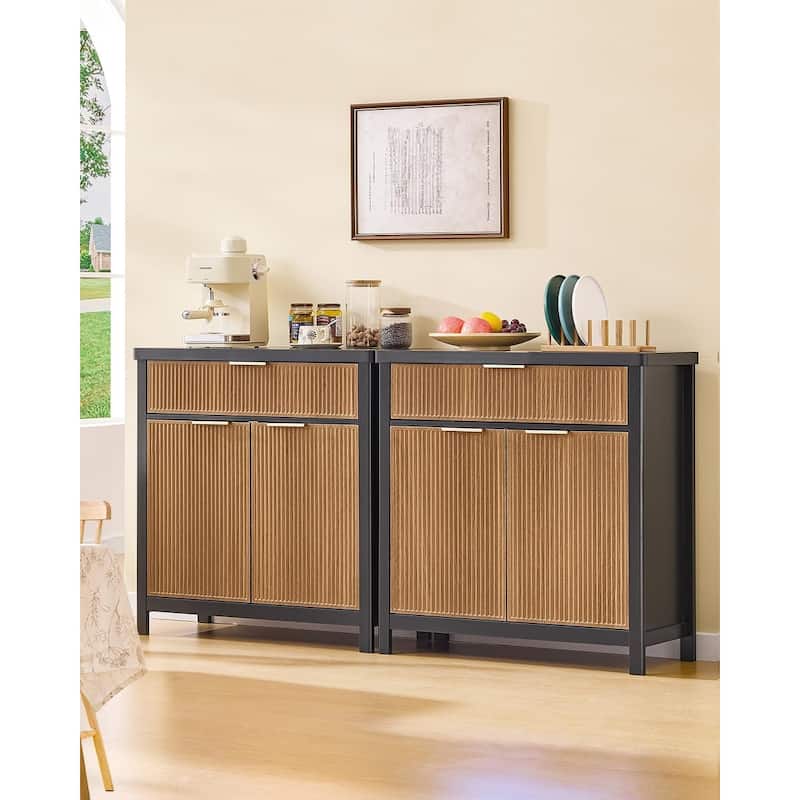 Sideboard Buffet Storage Cabinet,Buffet Table Storage Doors and Drawer