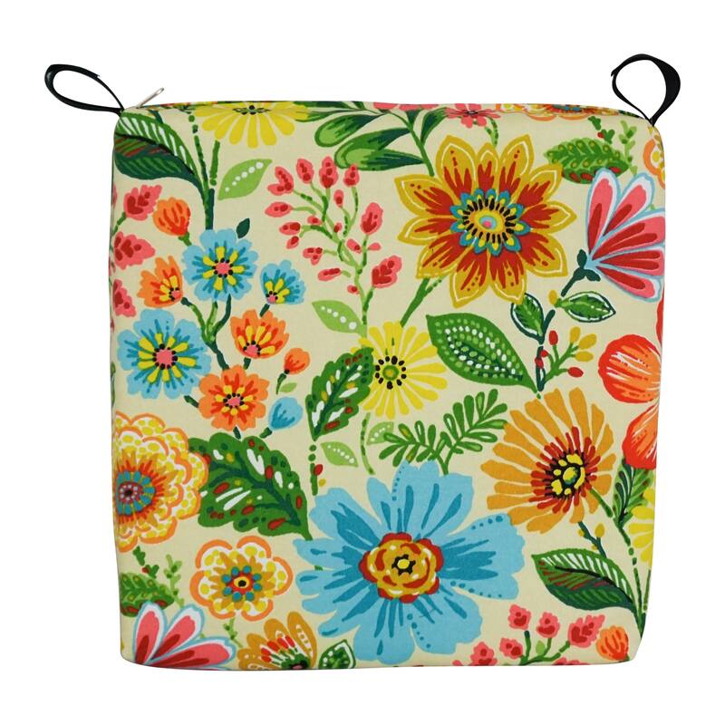 16-inch Indoor/Outdoor Chair Cushions (Set of 2) - 16 x 16