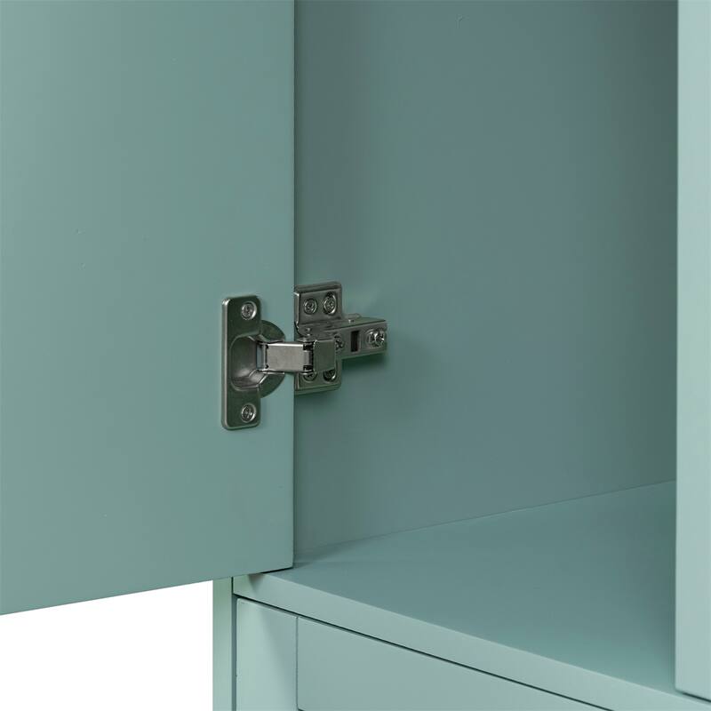 36" Bathroom Vanity with USB Charging, 3 Drawers(Faucets Not Included)