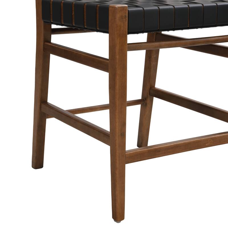 Lumft Woven Design 24- Inch Counter Stool (Set of 2) by Christopher Knight Home