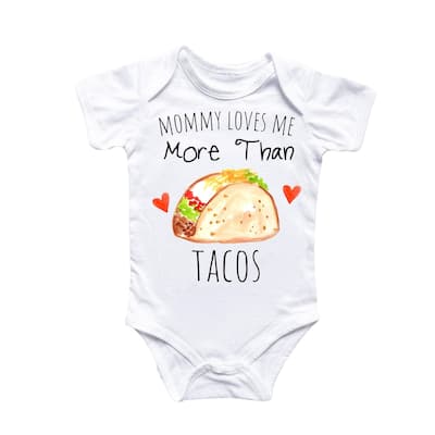 Taco Love - Baby Boy Girl Clothes Infant Bodysuit Funny Cute Newborn