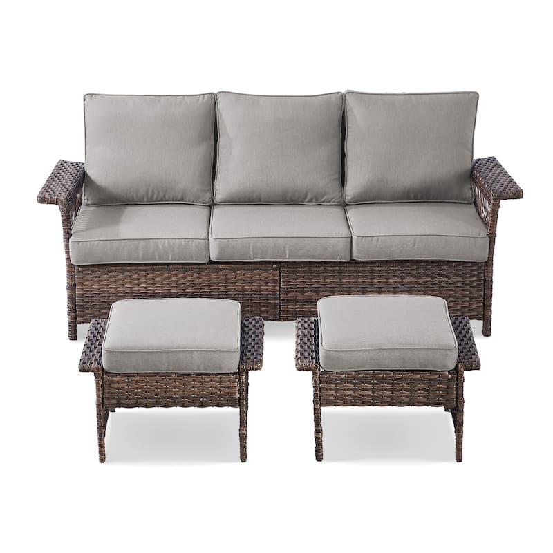 Outdoor Glider Chair with Soft Cushion