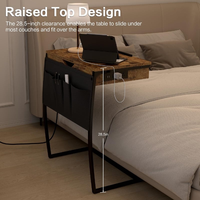 TV Tray Tables - 23.6"D x 15.75"W x 28.5"H