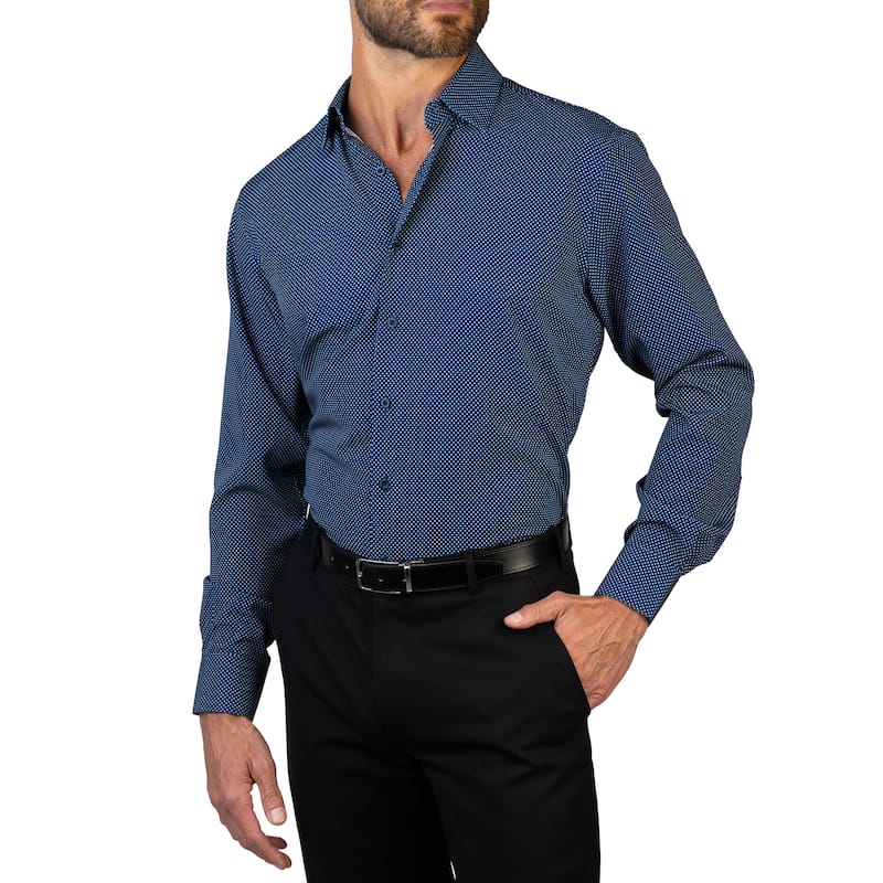 Jones New York Men's Stretch Slim Fit Dress Shirt