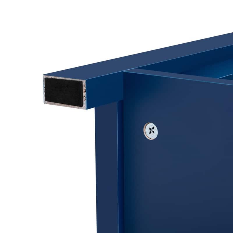 Farmhouse 55.1" Sideboard with Sliding Barn Doors and Storage Drawers, Wood Buffet Table with Power Outlet