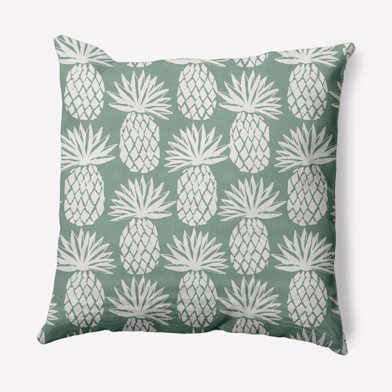 Pineapple Pattern Nautical Decorative Indoor Pillow - Sage - 26" x 26"