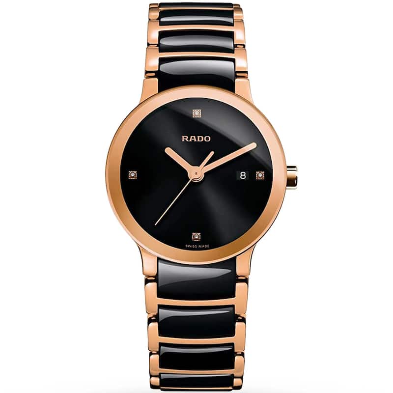 Rado Women's Centrix Jubile Black Dial Watch - R30555712 - 6 (36)