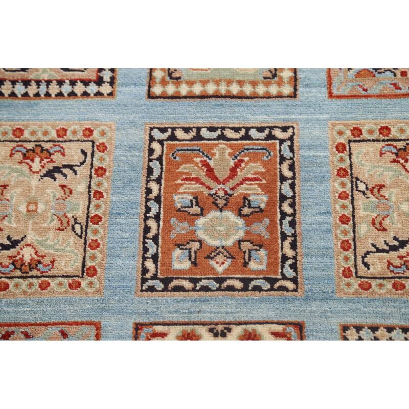 Garden Design Kazak Oriental Staircase Runner Rug Handmade Wool Carpet - 2'9" x 9'7"