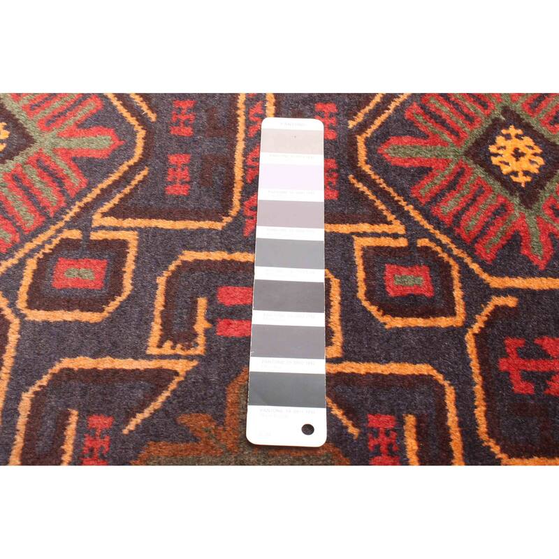 ECARPETGALLERY Hand-knotted Teimani Dark Grey Wool Rug - 2'8 x 4'8