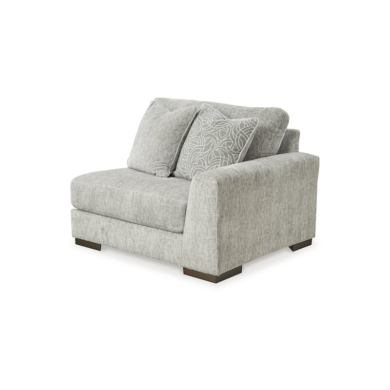 Signature Design by Ashley Regent Park Pewter 4-Piece Sectional - 132"W x 93"D x 39"H