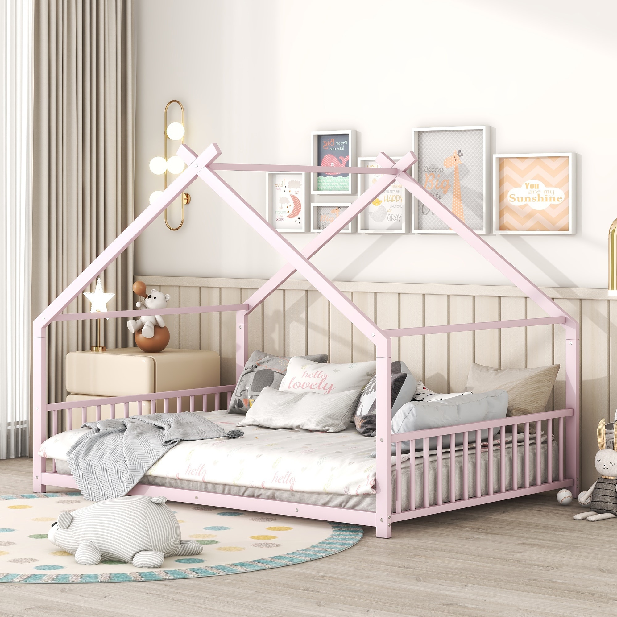 Kids online bed metal