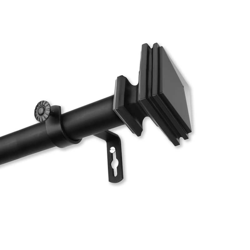 Adjustable Curtain Rod 1" Extendable, 160-240 Inch Decorative Rod, Stylish Home Decor - M