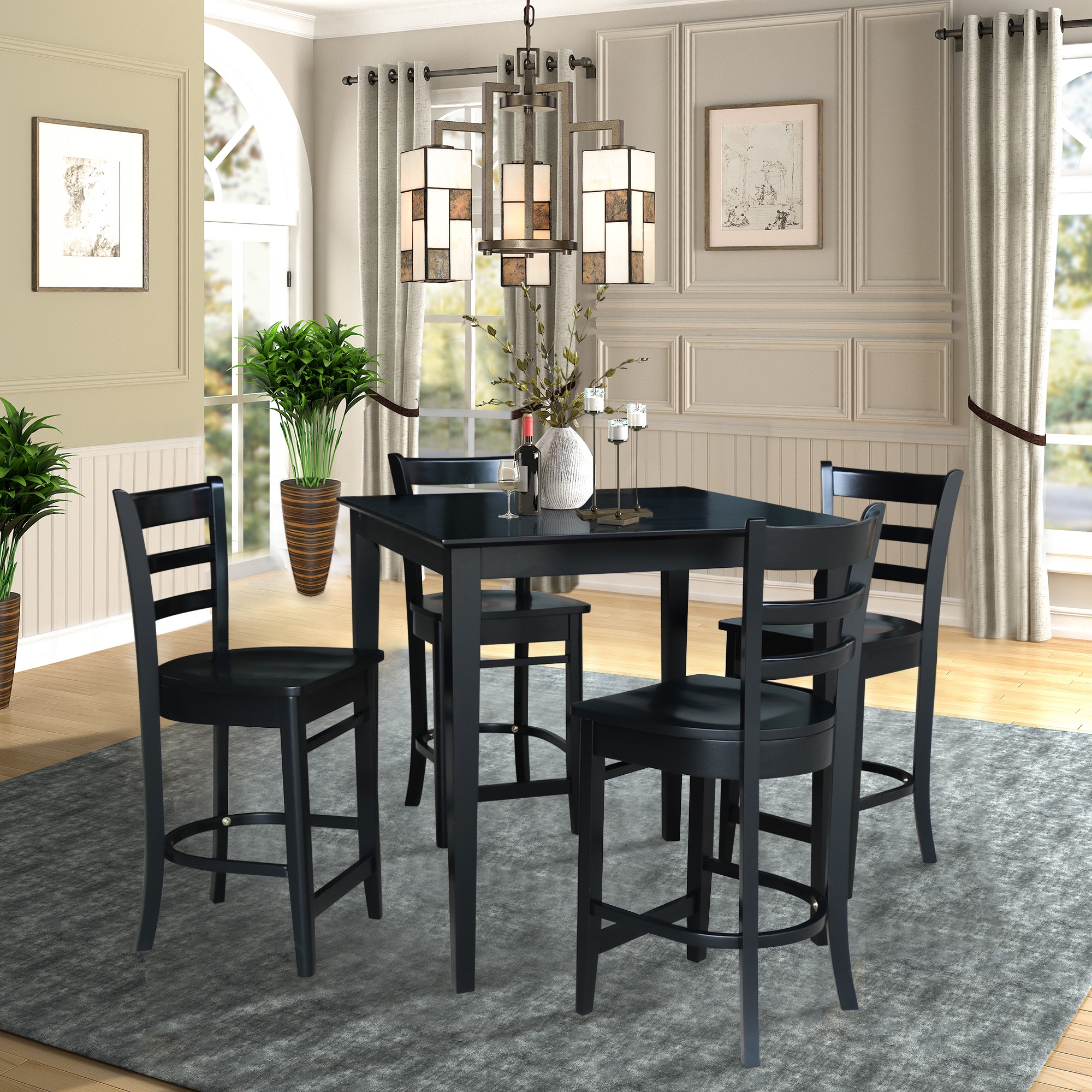 Square counter height table on sale