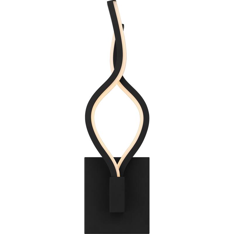 Isadora Integrated LED Matte Black Wall Sconce