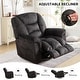 preview thumbnail 18 of 23, Rocker Recliner Chair Oversized Manual 360° Swivel Recliners for Living Room