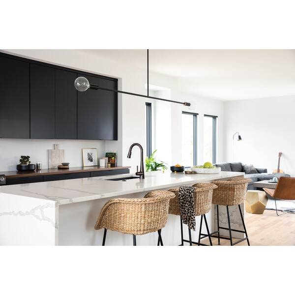 Moen Sleek 1.5 GPM Single Hole Pull Down Kitchen Faucet with ...