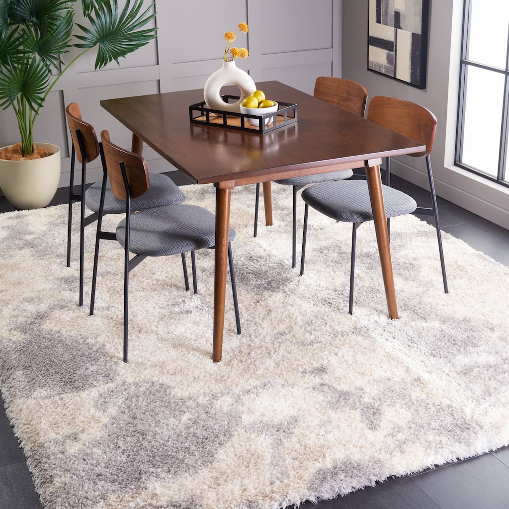 SAFAVIEH Cloud Shag Georgie Modern Abstract 2-inch Thick Rug