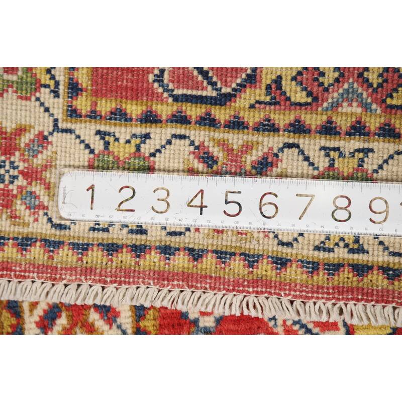 Traditional Red Kazak Oriental Foyer Rug Handmade Wool Carpet - 2'0"x 3'0"