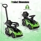 preview thumbnail 4 of 25, 3-in-1 Licensed Lamborghini Ride on Push Car with Handle Guardrail - 34" x 15.5" x 16.5"(L x W x L)