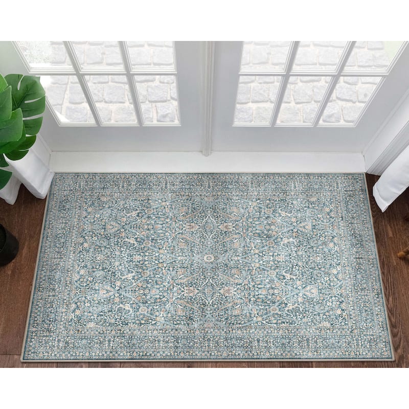 Well Woven Asha Isolde Vintage Oriental Flat-Weave Area Rug