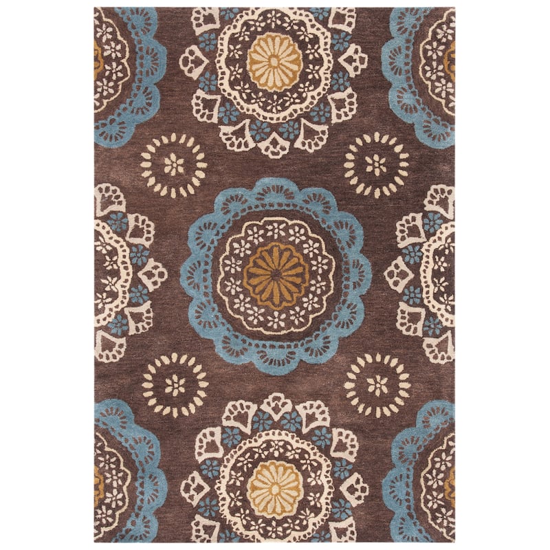 SAFAVIEH Handmade Wyndham Tangela Modern Wool Rug