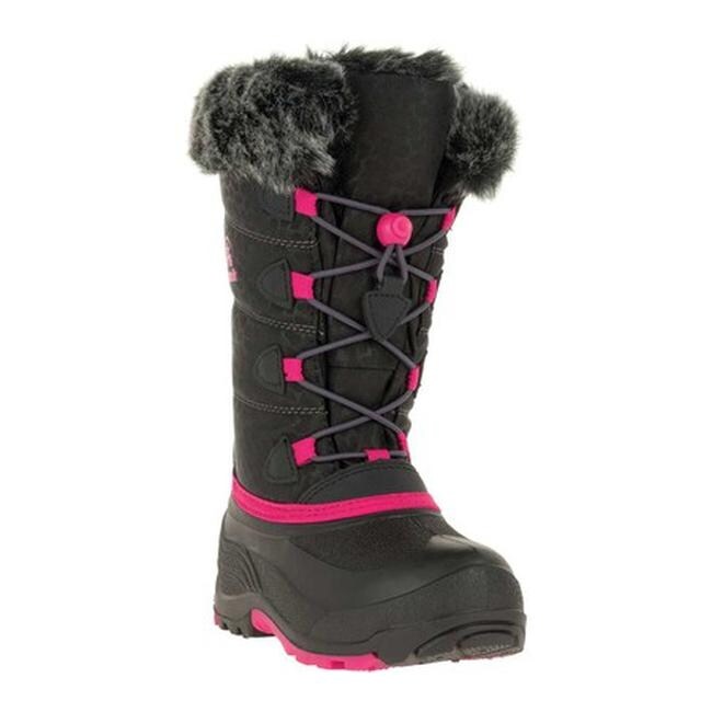 Shop Kamik Girls Snowgypsy3 Winter Boot Little Kid Black Rose